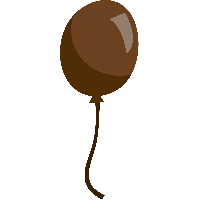 Brown Balloon Chocolate Free Clipart HQ Transparent PNG Image