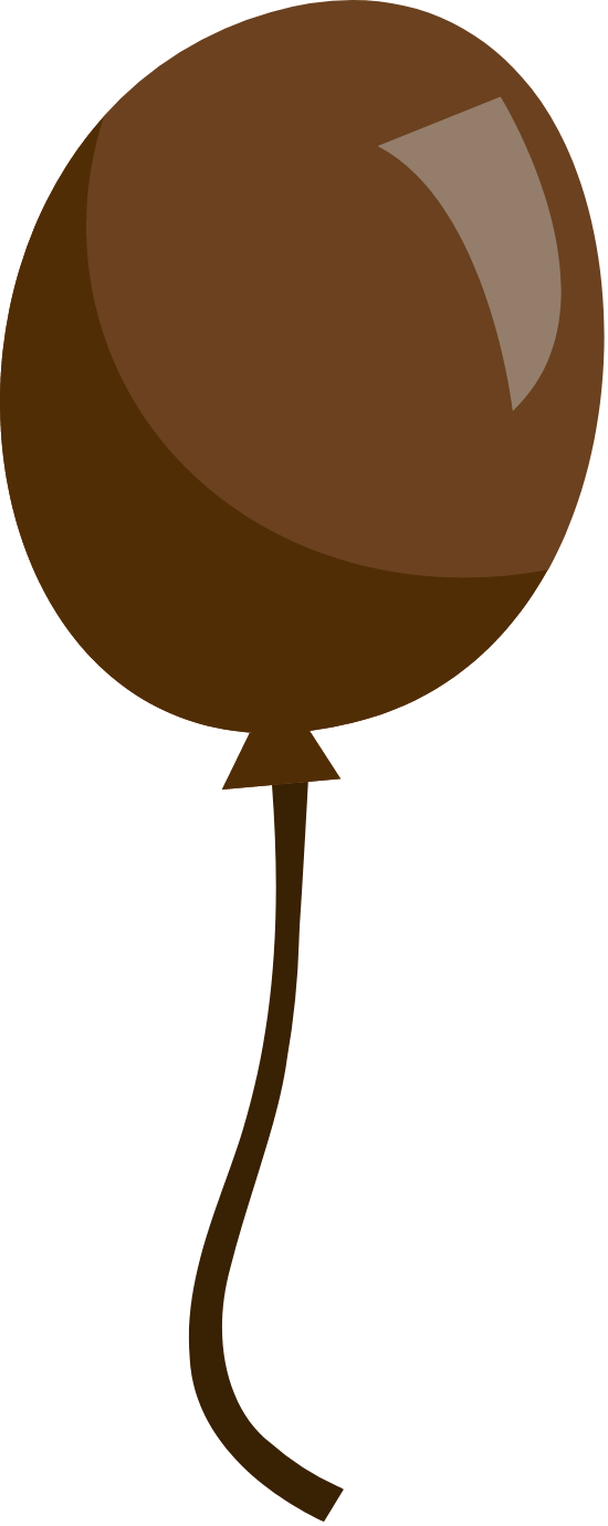 Brown Balloon Chocolate Free Clipart HQ Transparent PNG Image