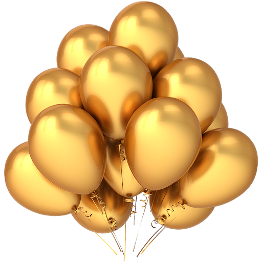 Golden Balloon Brown Download Free Image PNG Image