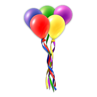 Balloons Transparent Background