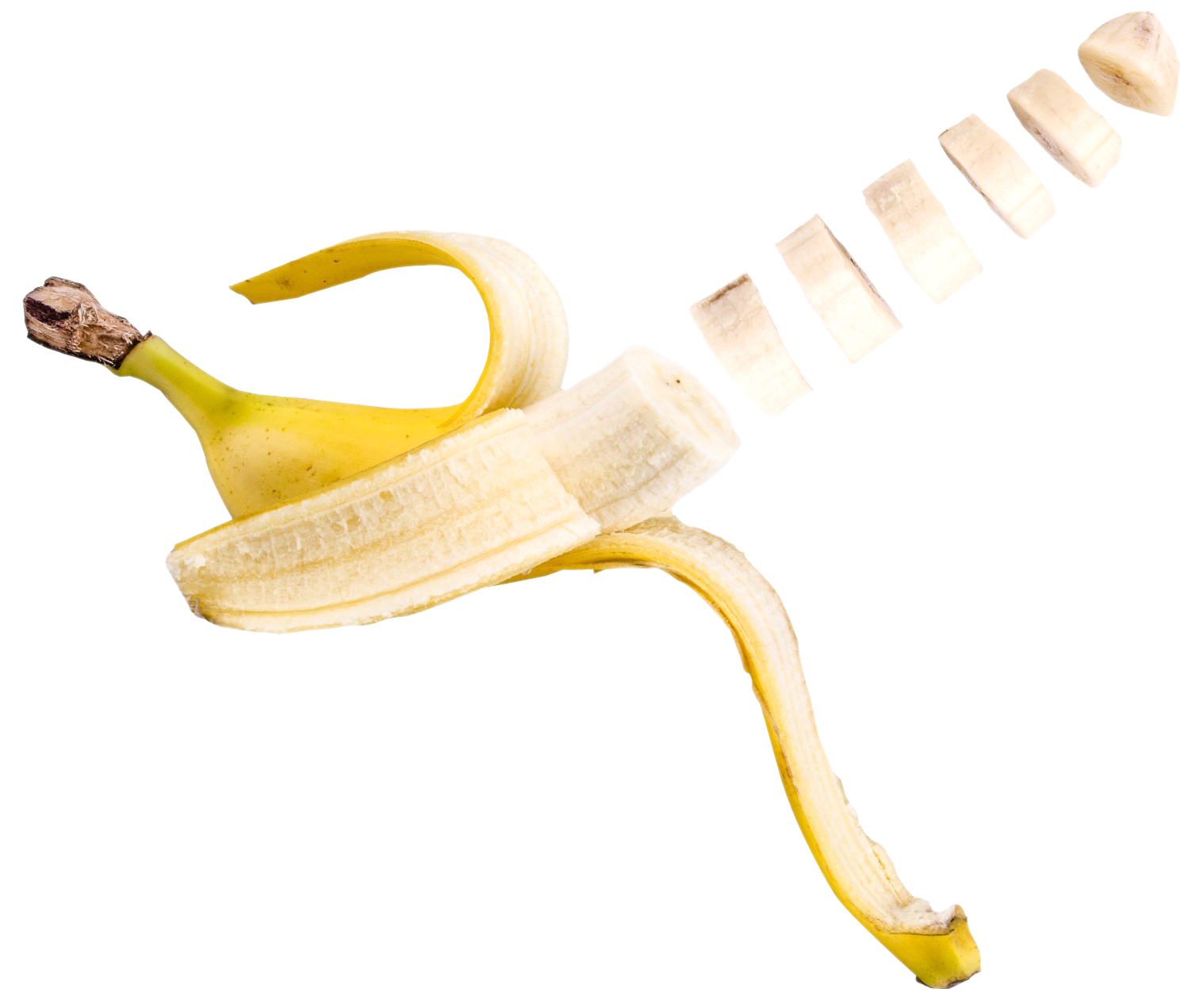 Fresh Slice Banana PNG File HD PNG Image