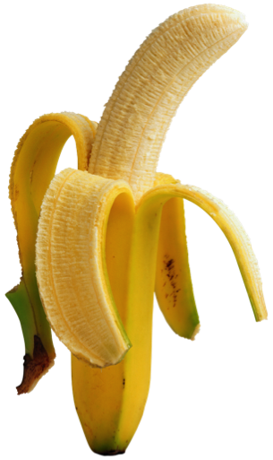 Peal Off Banana Head PNG Image