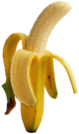 Peal Off Banana Head Transparent PNG Image