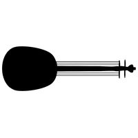 Instrument Banjo Black PNG Free Photo