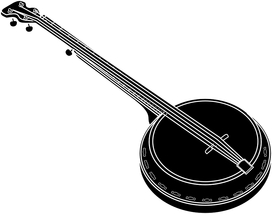 Instrument Banjo Musical Free Clipart HQ PNG Image
