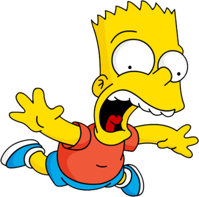 Aesthetic Bart Simpson Png, Transparent Png , Transparent Png