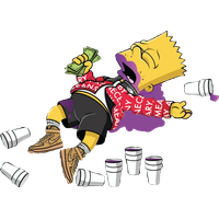 Bart Simpson  Supreme x LV #2 by TheBoyNamedMuzaffer on DeviantArt