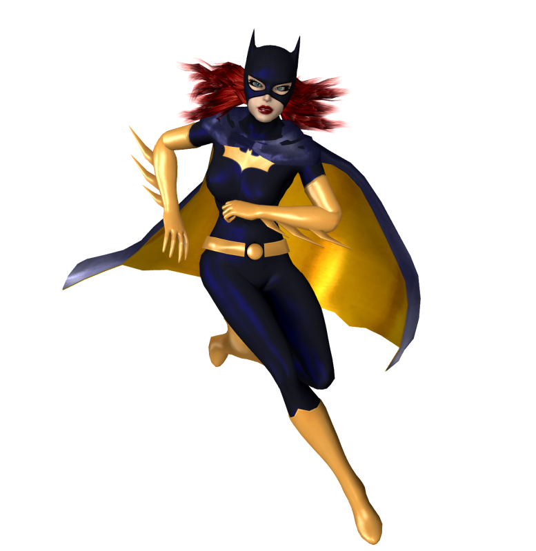 Batgirl Transparent Background PNG Image