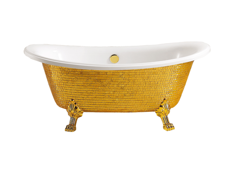 Golden Bathtub Download HD PNG Image
