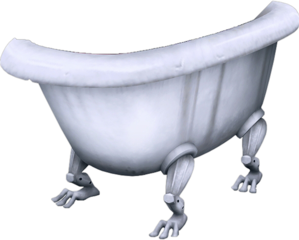 White Bathtub Free HQ Image PNG Image