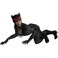 City Catwoman Arkham Batman Character Fictional Knight PNG Image