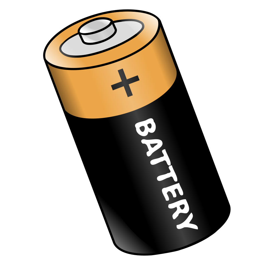 Battery Positive Cell Black PNG Free Photo PNG Image