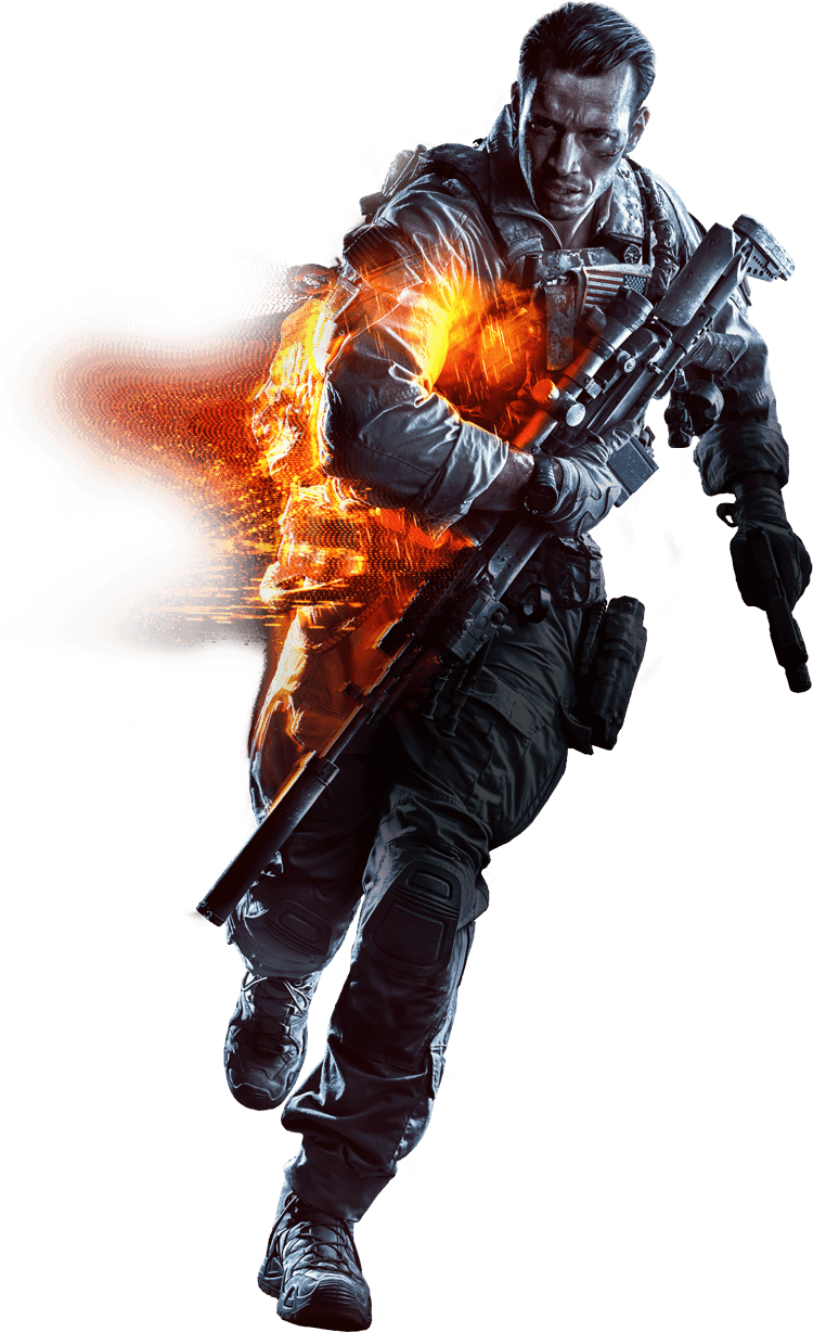 Action Battlefield Figure Mercenary Download HD PNG PNG Image