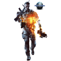 Action Battlefield Hardline Figure Mercenary HQ Image Free PNG PNG