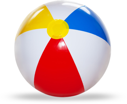 Beach Ball Transparent Transparent PNG Image