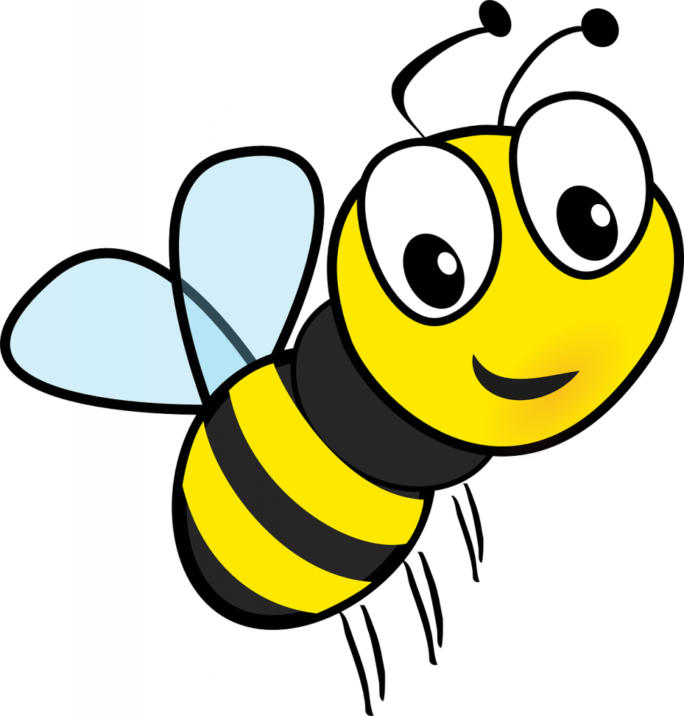 Honey Flying Vector Bee Free Clipart HD PNG Image