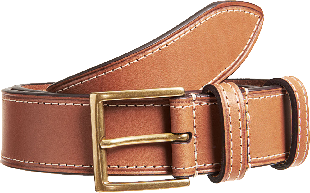 Leather Wide Belt Brown PNG Free Photo PNG Image