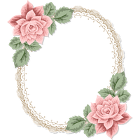 European-Style Flower Border Free Download PNG HD