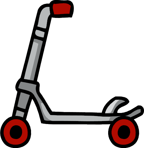 Kick Scooter Clipart PNG Image