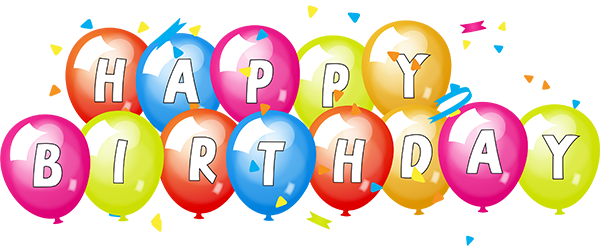 Text Birthday Balloons Download Free Image PNG Image