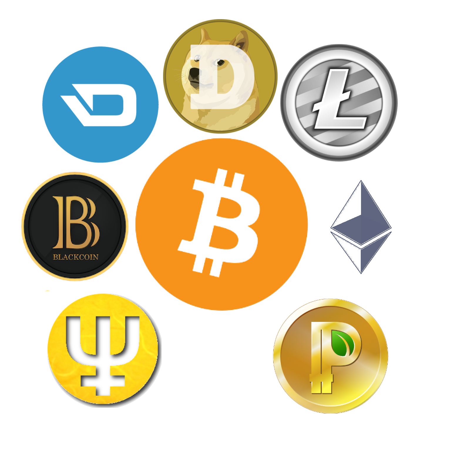 cryptocurrency clipart