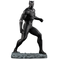 America Figure Panther Character Fictional Black Action Transparent PNG Image