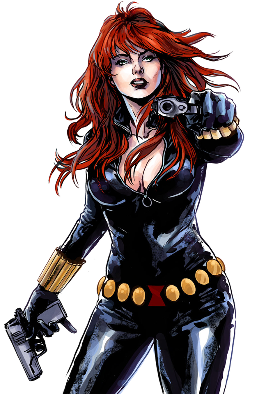 black widow cartoon