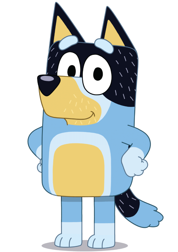 Bluey Dog PNG File HD Transparent PNG Image