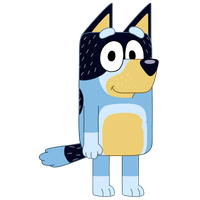 Bluey Dog Free HD Image PNG Image