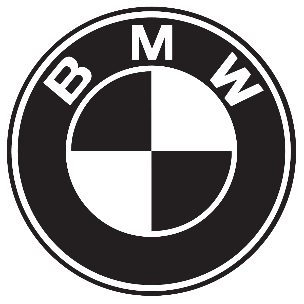m3 logo black and white
