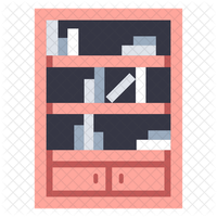 Bookshelf bookcase PNG