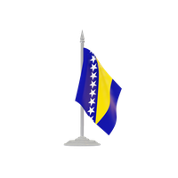 Bosnia And Herzegovina Flag Png Image PNG