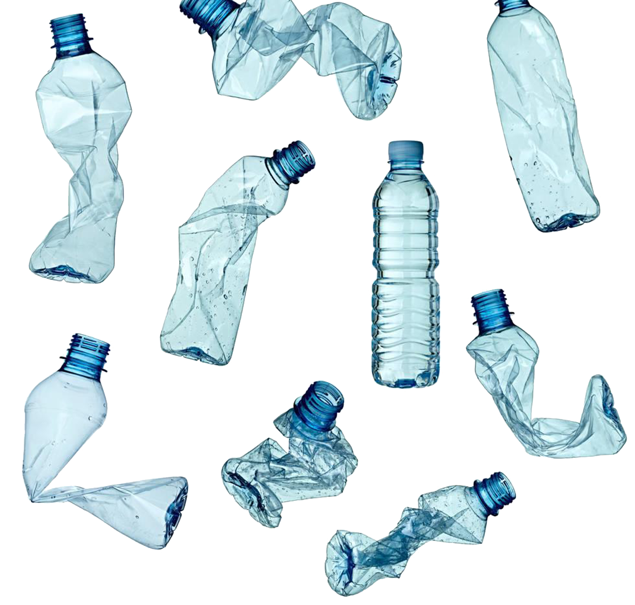 Bottles Recycling Plastic Recycled Bottle Waste PNG Image
