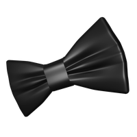 Bow tie black PNG