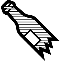 Broken bottle Transparent PNG Image