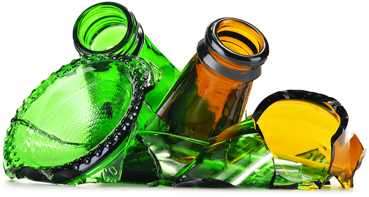 Broken bottle Transparent PNG Image