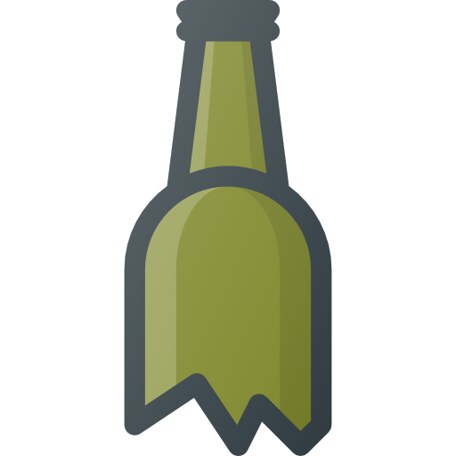 Broken bottle Transparent PNG Image