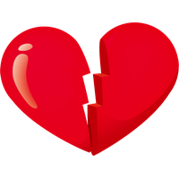 Broken heart PNG