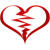 Broken heart PNG