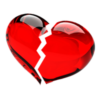 Broken heart PNG