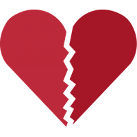 Broken heart PNG