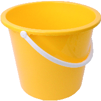 Plastic Yellow Bucket Png Image Download PNG Image
