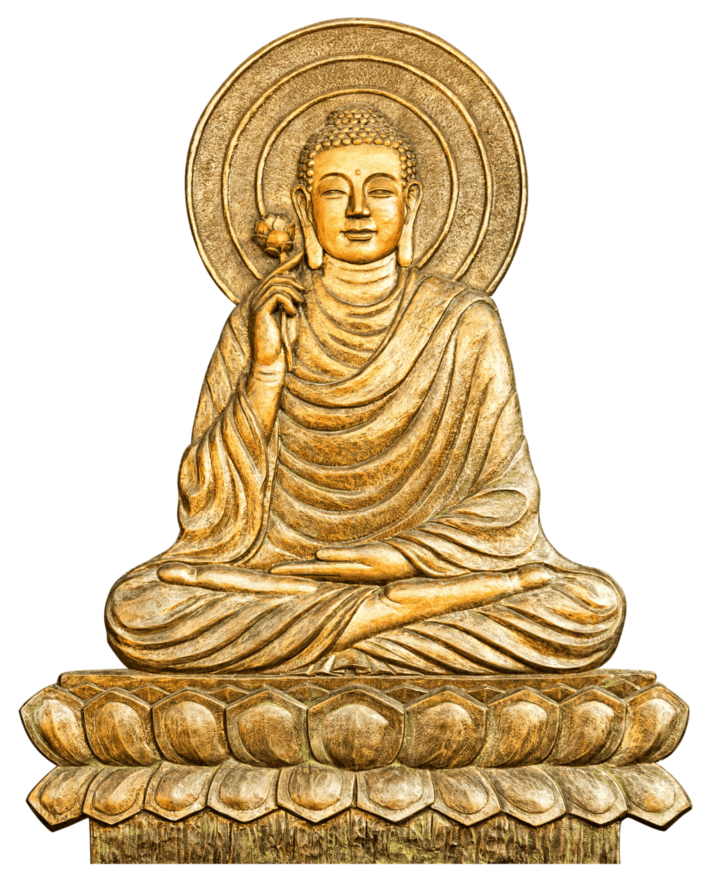 Buddhist Buddha Statue Free Clipart HQ PNG Image