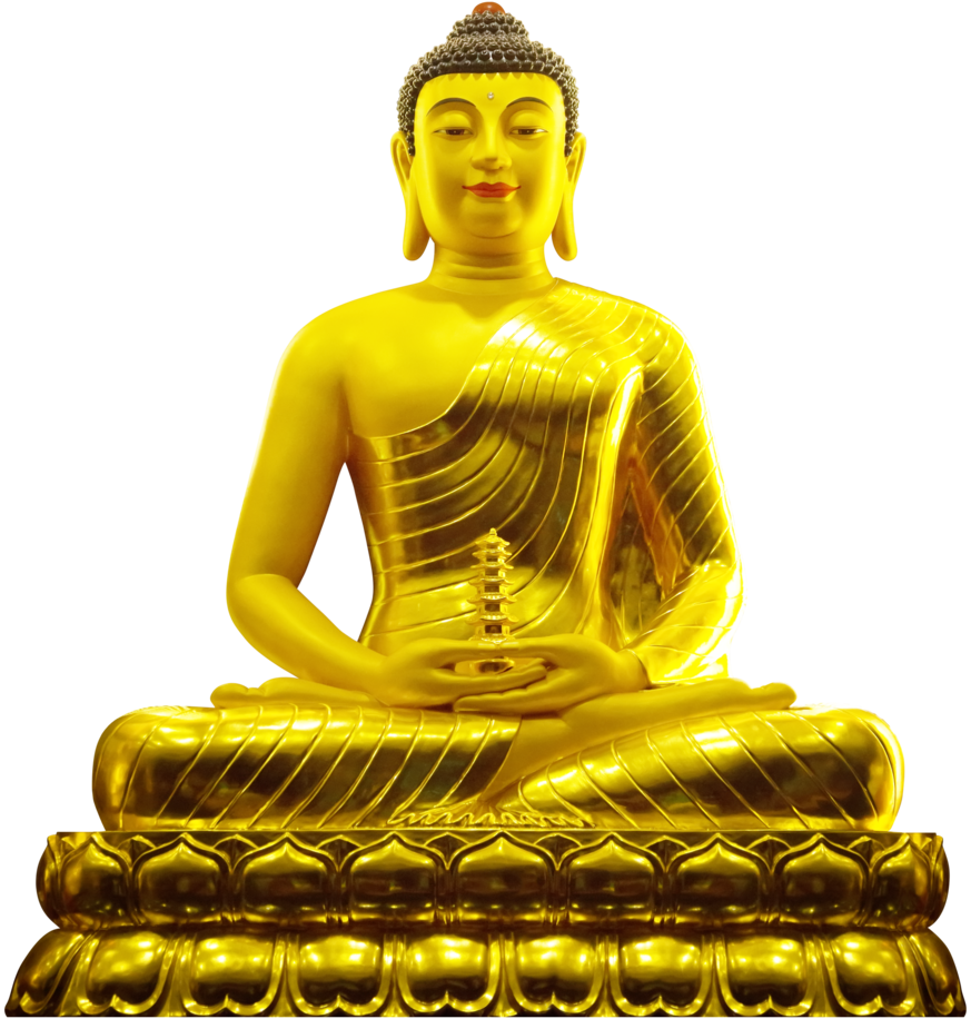 Golden Buddha Statue Free Transparent Image HD PNG Image