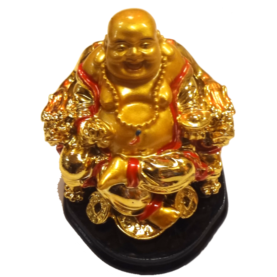 Golden Buddha Laughing HQ Image Free PNG Image