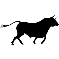 Vector Black Bull Free Download PNG HD
