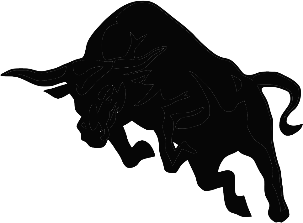 Vector Black Bull Download HQ PNG Image