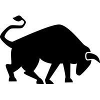 Vector Black Bull HQ Image Free