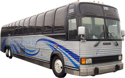 Coach Charter Bus PNG Image