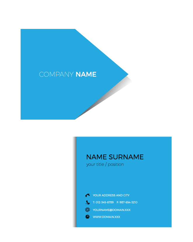 Business Visiting Simple Cards Logo Card PNG Image